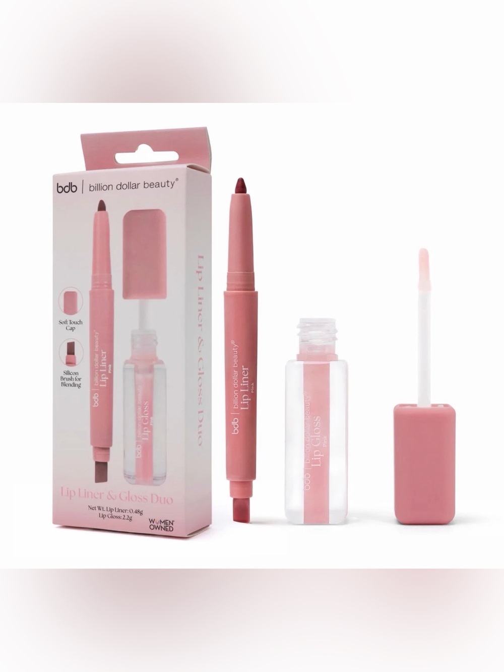 Billion dollar beauty Pink Lip Liner & Gloss Duo